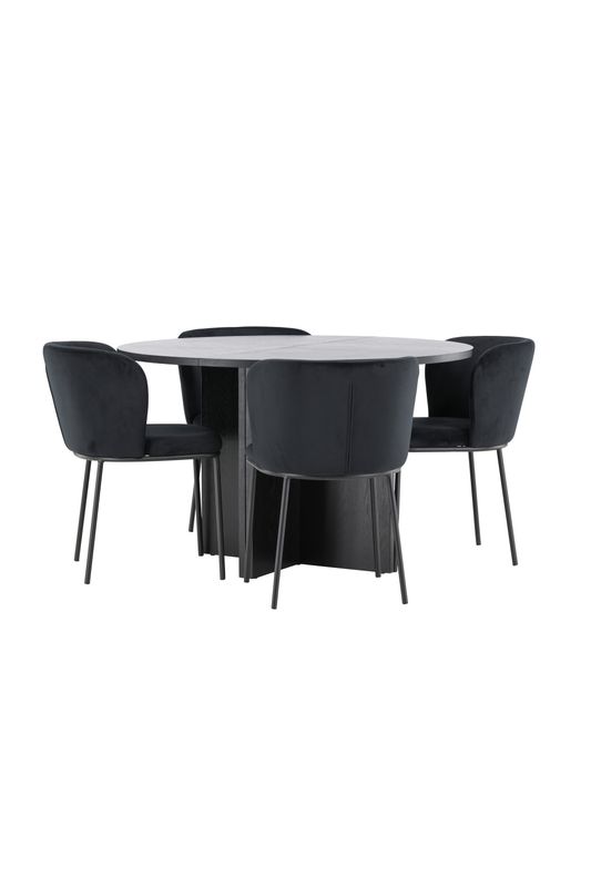 Venture Home Matbord Strada med Edina Stol