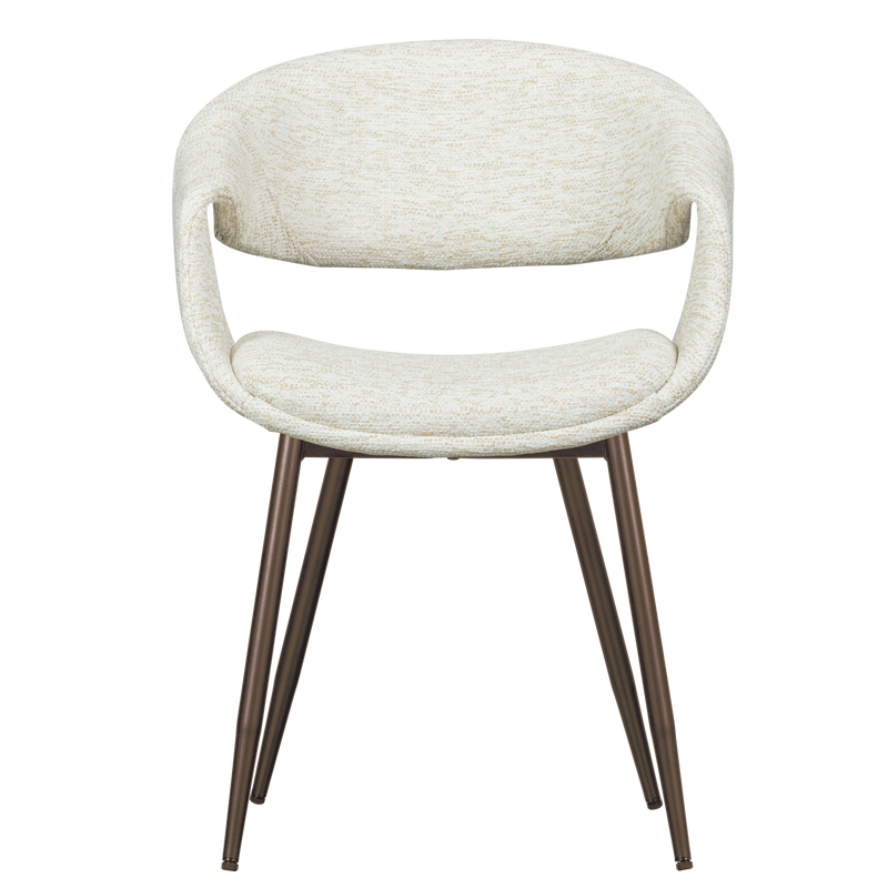 WOOOD Yossi Matstol Natur med Kopparben 2 st