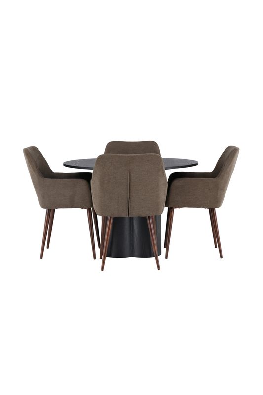 Venture Home Matgrupp Olivia med Stolar Tomorrow