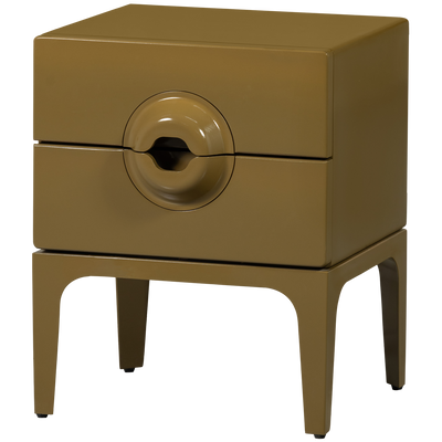 WOOOD Merge Byrå/Nattduksbord 2 Lådor Eukalyptus Honung