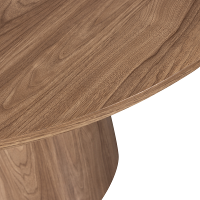 WOOOD MAAN Rund Matbord i MDF med Valnötsfinish Ø120 cm