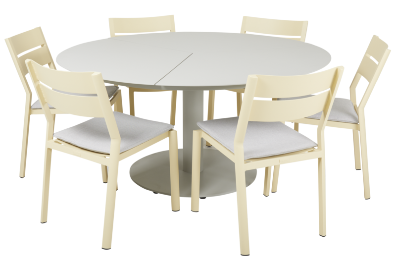 Brafab Peace Matbord Ø150 cm Ljusgrå