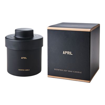 Affari of Sweden CALENDAR Doftljus Apple, bellflower, lemon & peach, Svart