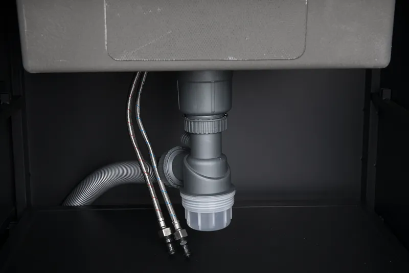 Brafab Fornax Utekök Vask/Kran Svart/Grå