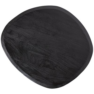 WOOOD POSTURE Soffbord i Mango Trä Svart Ø70CM