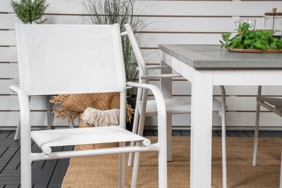 Venture Home Matgrupp Albany med stolarna Santorini