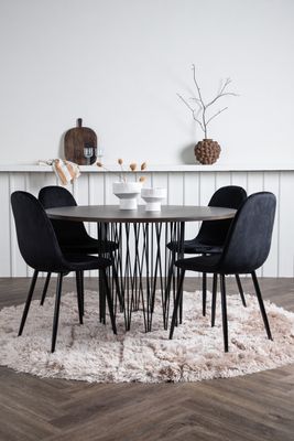 Venture Home Stone Rund Matgrupp