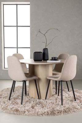 Venture Home Matgrupp Olivia med stolarna Polar