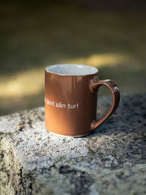 Design House Stockholm Astrid Lindgren Brun Mugg "Ja det är inte klokt, jag har då.." Nr. 27