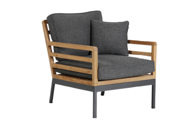 Brafab Zalongo Fåtölj Natur/Grå Teak