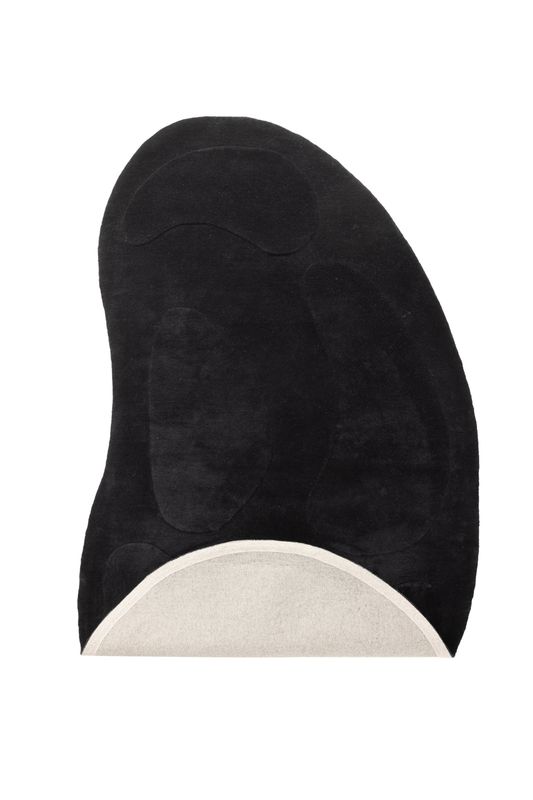 Venture Home Enard Matta - Exklusiv Svart Ullmatta