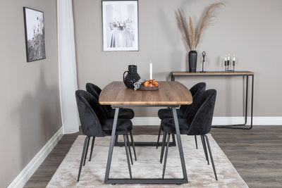 Venture Home Matgrupp Inca med stolarna Wrinkles