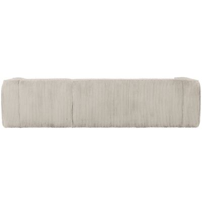 WOOOD Bean Hörnsoffa Höger i Ribbstof Natur