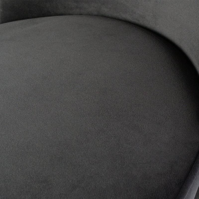 WOOOD Vogue Matstol Sammet Svart 2 st