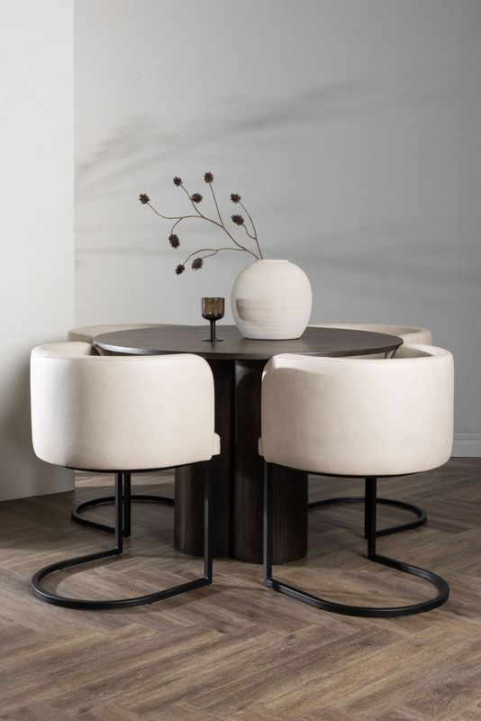 Venture Home Matgrupp Olivia med 4 Matstolar Simrishamn