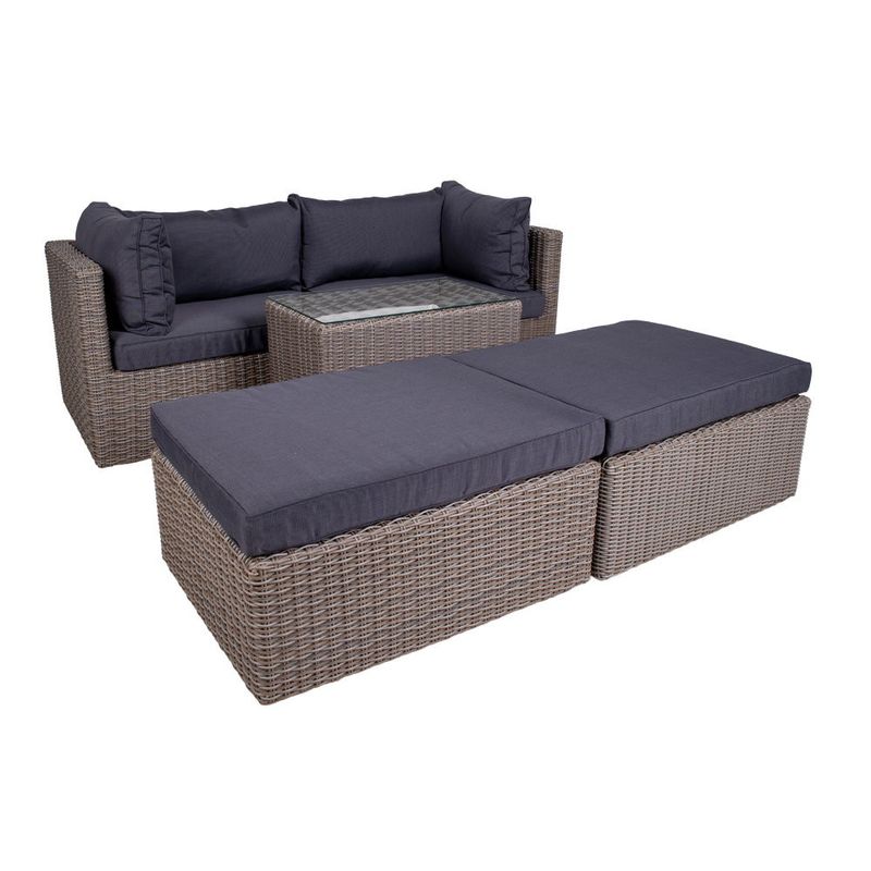 House Nordic Rossi Loungeset Grå