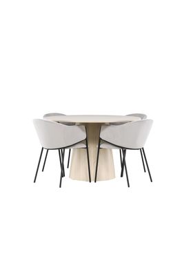 Venture Home Lanzo Matbord med Evelina Matstol