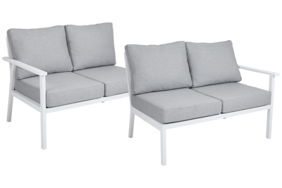 Brafab Samvaro Avslut Vänster+Höger Vit/Grå