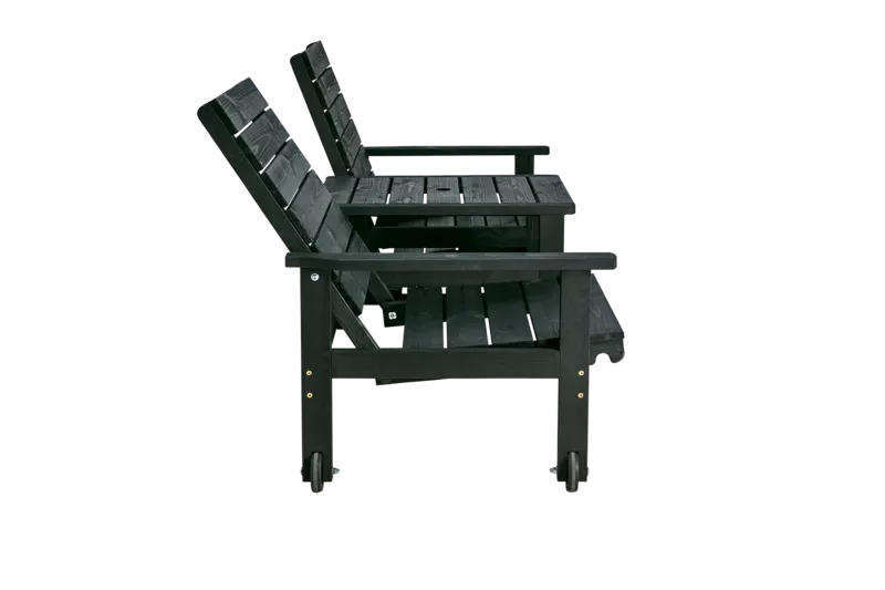 Brafab DU o JA 2-sitssoffa Svart