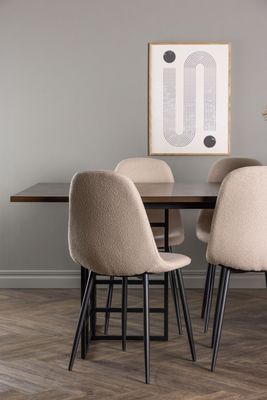 Venture Home Matgrupp Ystad med Polar-stolar