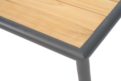 Brafab Gordon Soffbord 65x140 cm Antracit/Teak