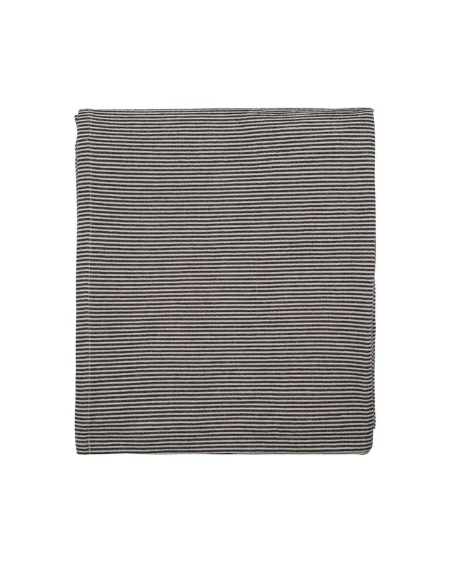 House Doctor Block Bordsduk Sand/Svart