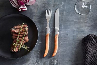 Laguiole By Hâws Steak Knife 6 Pcs Rosewood