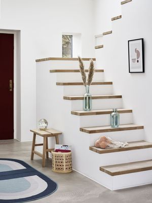 Hübsch Ground pall natur 50x30xh45 cm