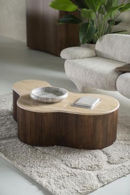 Eleonora Soffbord Mari - 129x84x36 Brun