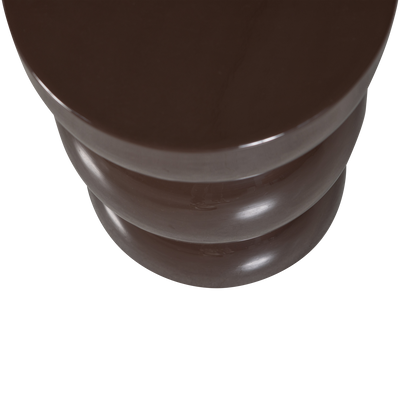 WOOOD BRENO Sidobord Metall Mörkbrun