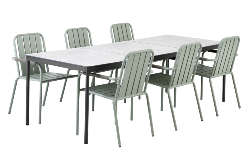 Brafab Innes Karmstol Dusty Green