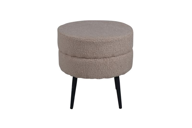 Venture Home Pot Puff - Beige Teddy Sittpuff