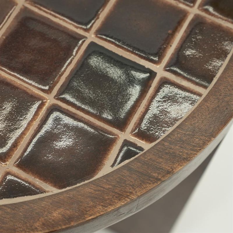 By Boo Sidobord TiledUp Brun