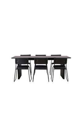 Venture Home Matgrupp Vail med 6 Matstolar Kenth