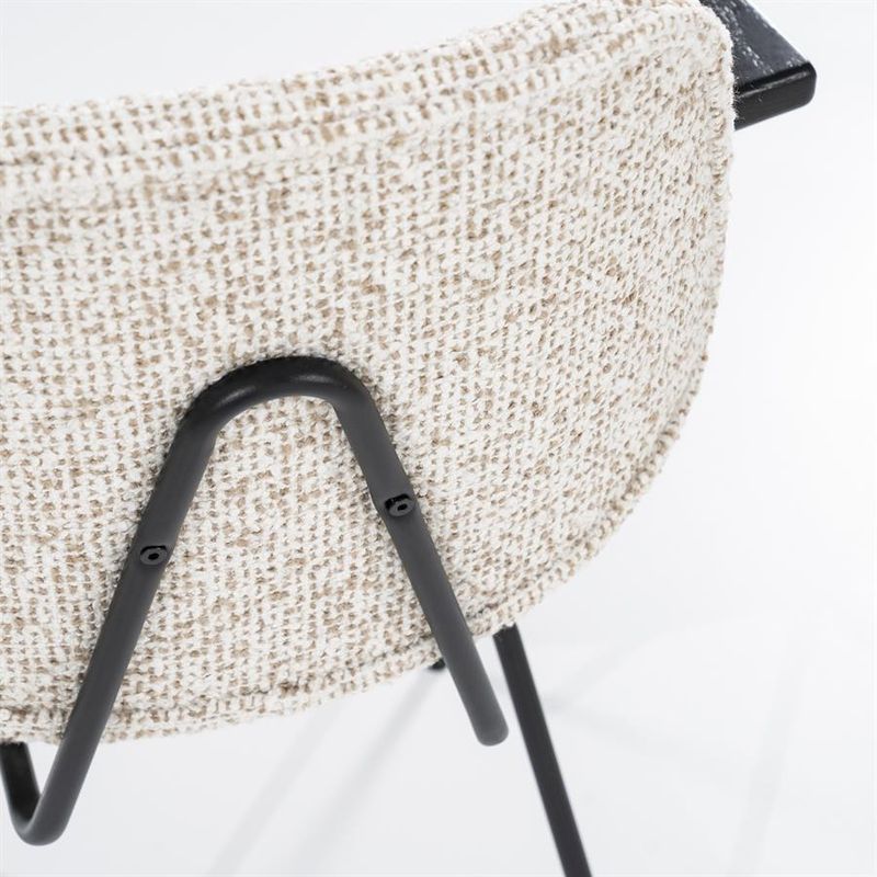 Eleonora Stol Jon med armstöd - Beige Maywood