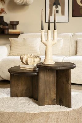 By Boo Leoti Small Sidobord - Brun