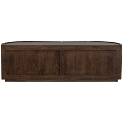 WOOOD Sense Byrå 4-Dörrar Mangoträ Mörkbrun Valnöt