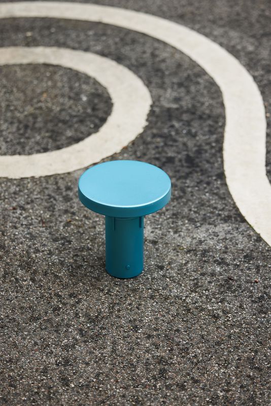 Hübsch BringMe Bärbar Lampa Mini Metallic Turkos Blå