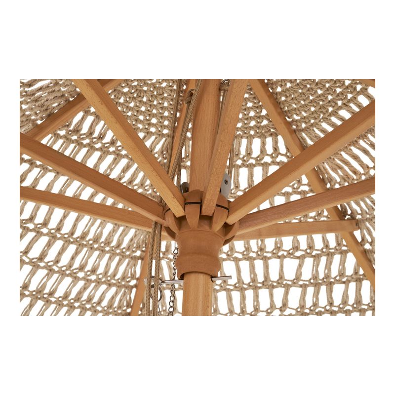 House Nordic Martos Stickad Paraply Beige