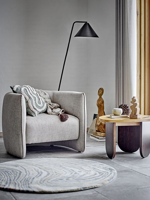 Bloomingville Bacio loungestol, natur, återvunnen polyester