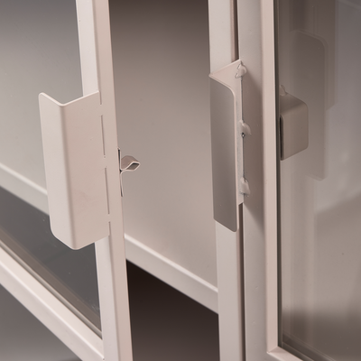 WOOOD Ronja Vitrinskåp XL Metall Mjuk Rosa