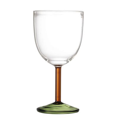 Bloomingville Martine Wine Glas, Grön, Glas - 6-pack