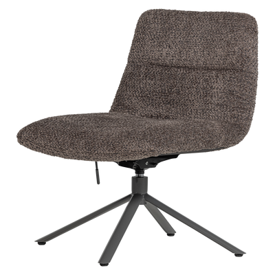 WOOOD Soren Justerbar Snurrfåtölj i Ullig Brun