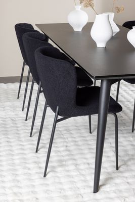 Venture Home Ellis Matbord med Modesto Matstol