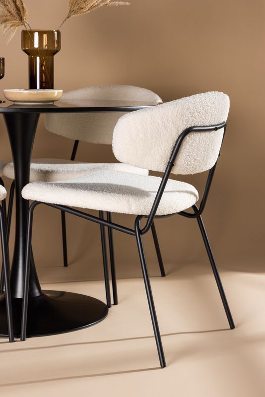 Venture Home Matgrupp Glade med 4st matstolar Chico