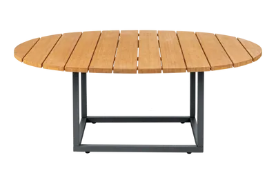 Brafab Olive Soffbord 80x110 cm Antracit/Bambu