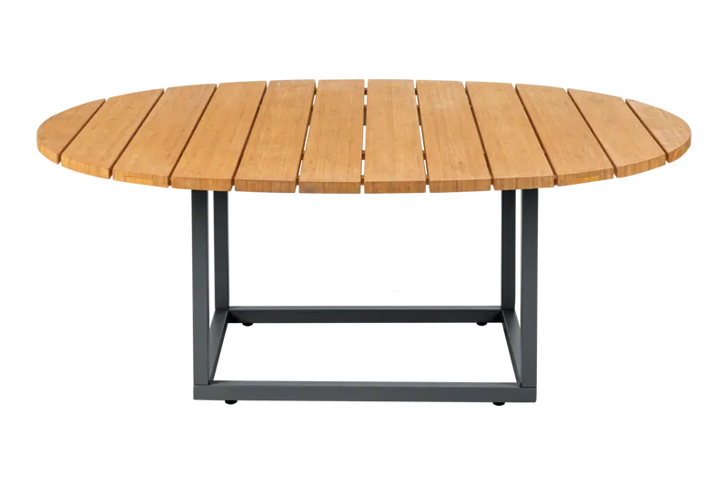 Brafab Olive Soffbord 80x110 cm Antracit/Bambu