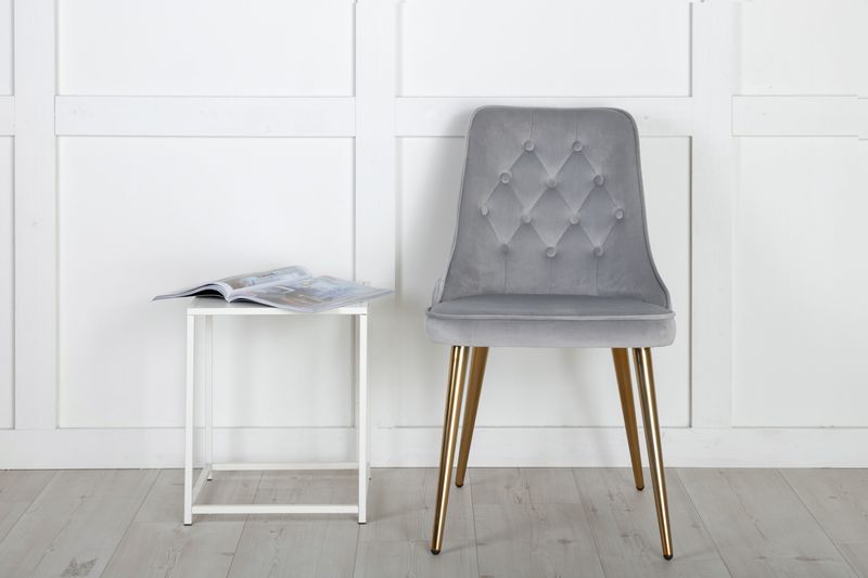 Venture Home Velvet Deluxe Matstol 2-pack