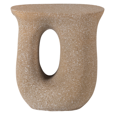 WOOOD Moson Sidobord med Spikkels Beige Grön 2 st