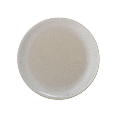 Bloomingville Taupe Tallrik, Grå, Stengods - 12-pack
